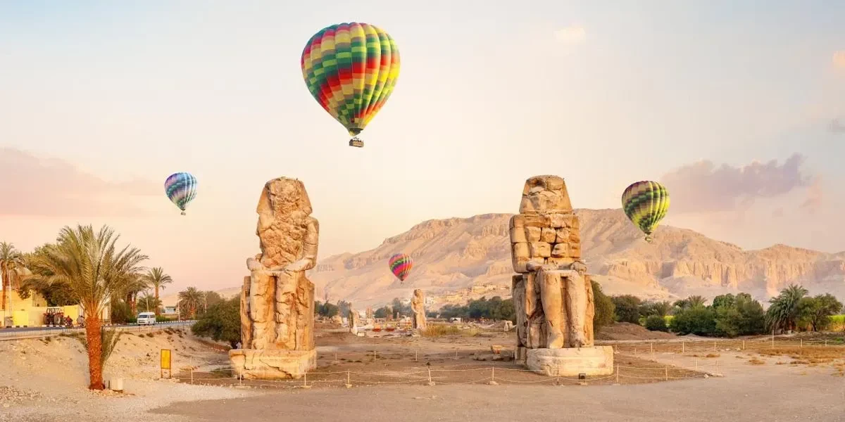 Hot Air Balloon Ride & Sola Dahabiya Nile Cruise Experience in Luxor